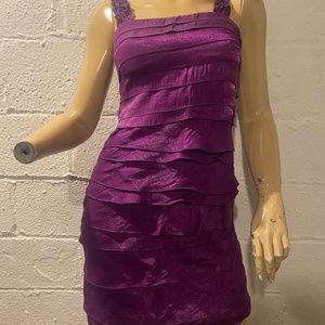 Purple Party Dress from Signature by Sangria